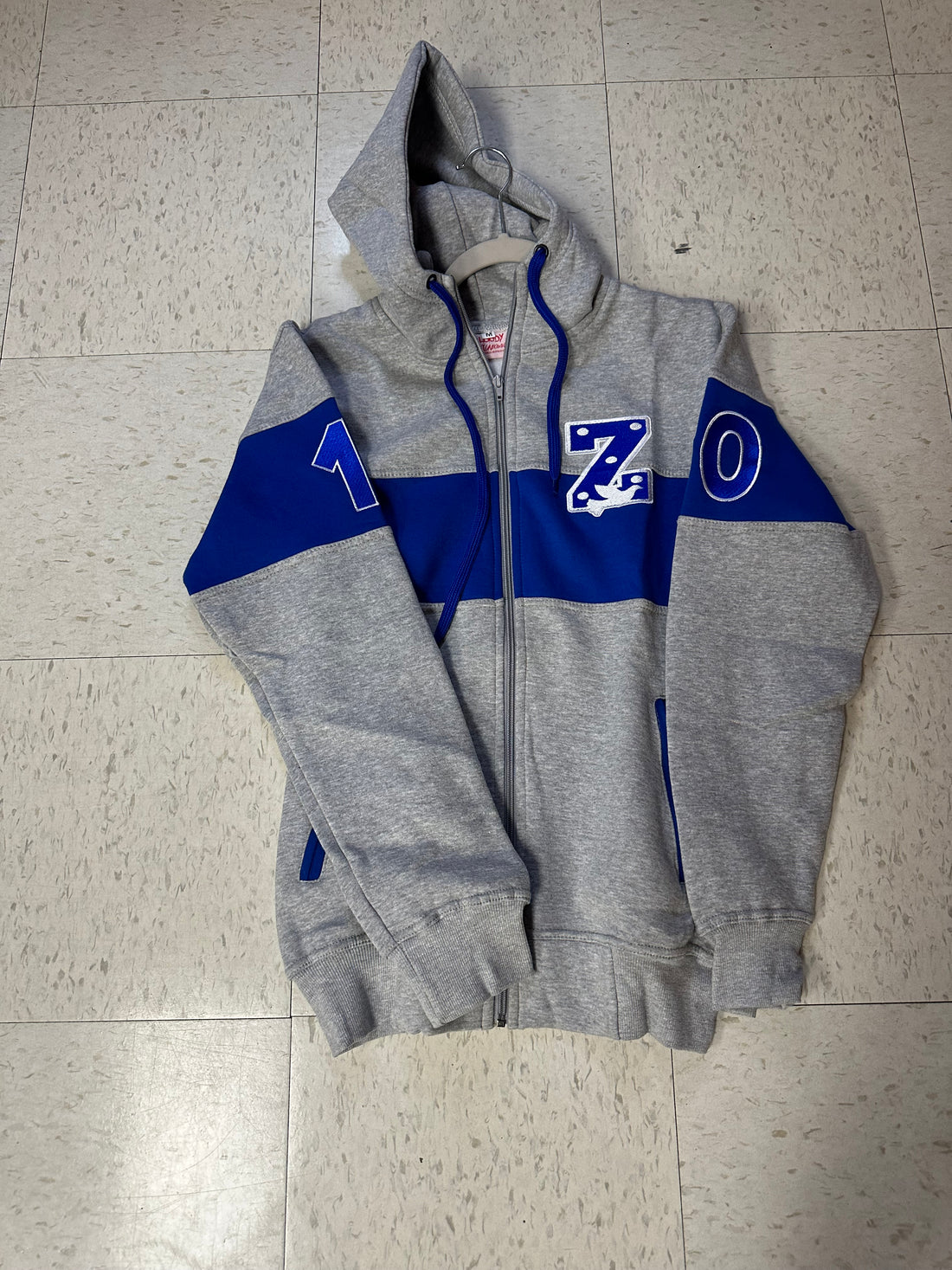 Zeta Phi Beta Sweatsuit Jacket (Gray)