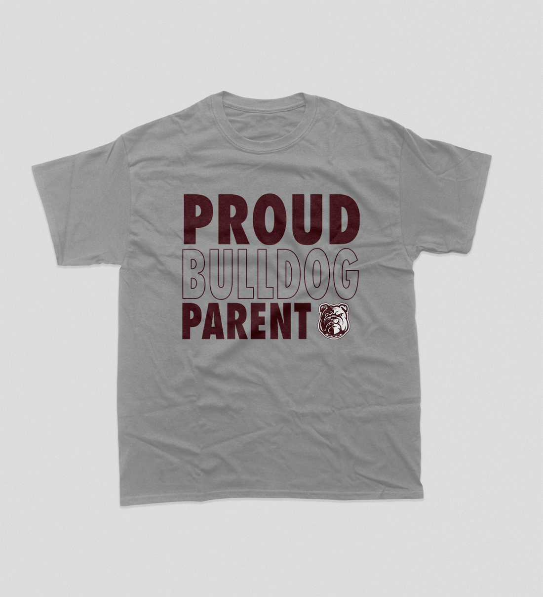 Proud BullDog Parent (Gray) AAMU T-Shirt