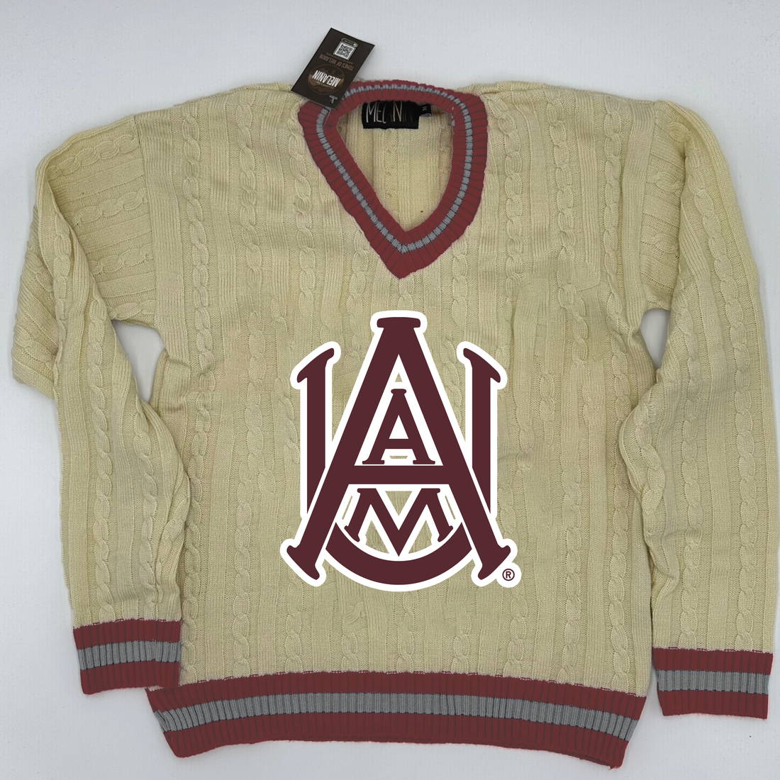 AAMU University Cableknit Sweater