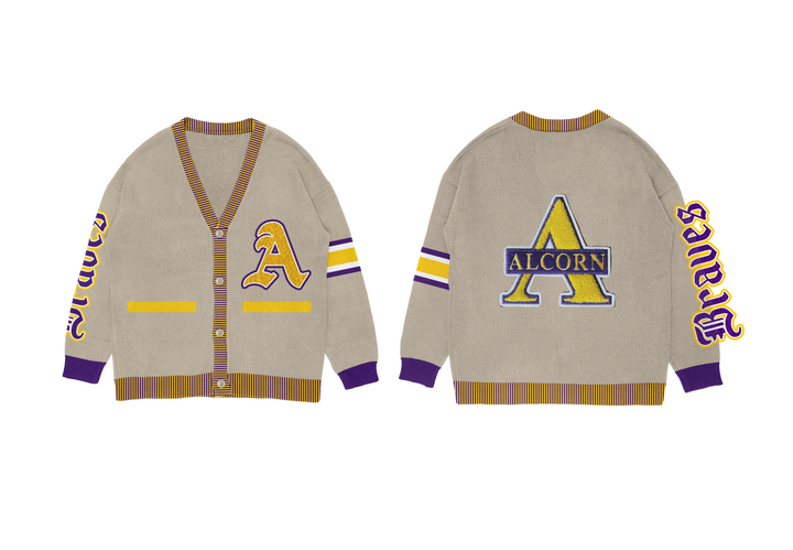 Alcorn State Layla Knit Cardigan EARLY REGISTRATION 2025 SHIPS APRIL 15