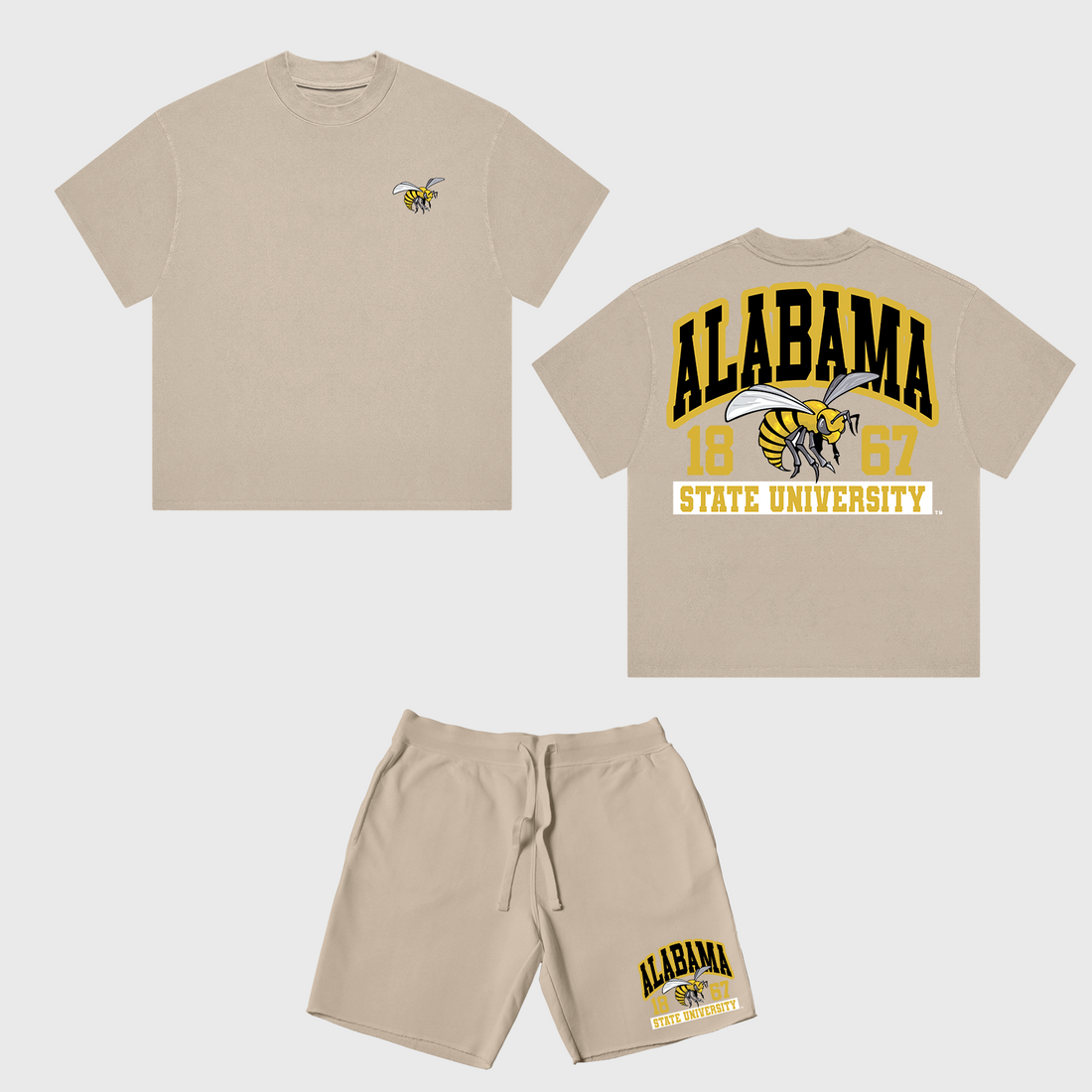 Phys Ed - Alabama State Short Set (Various Colors)