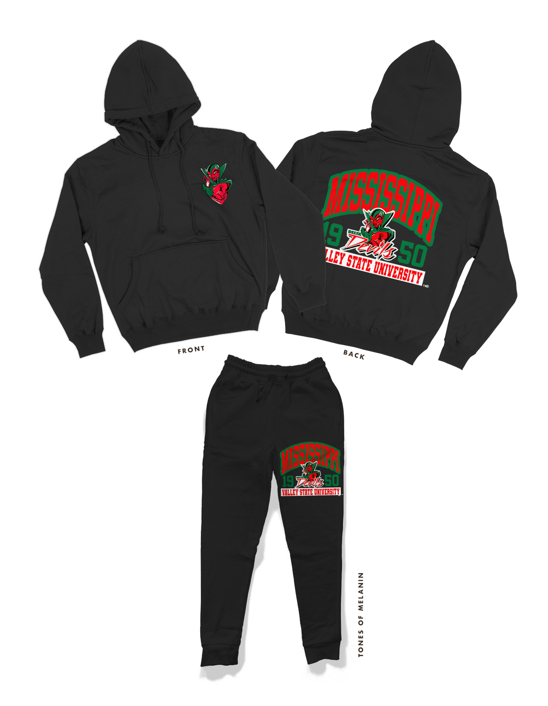 Phys Ed - MVSU Sweatsuit  (Various Colors)