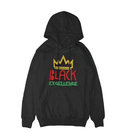 Black Black Excellence Chenille Patch Hoodie