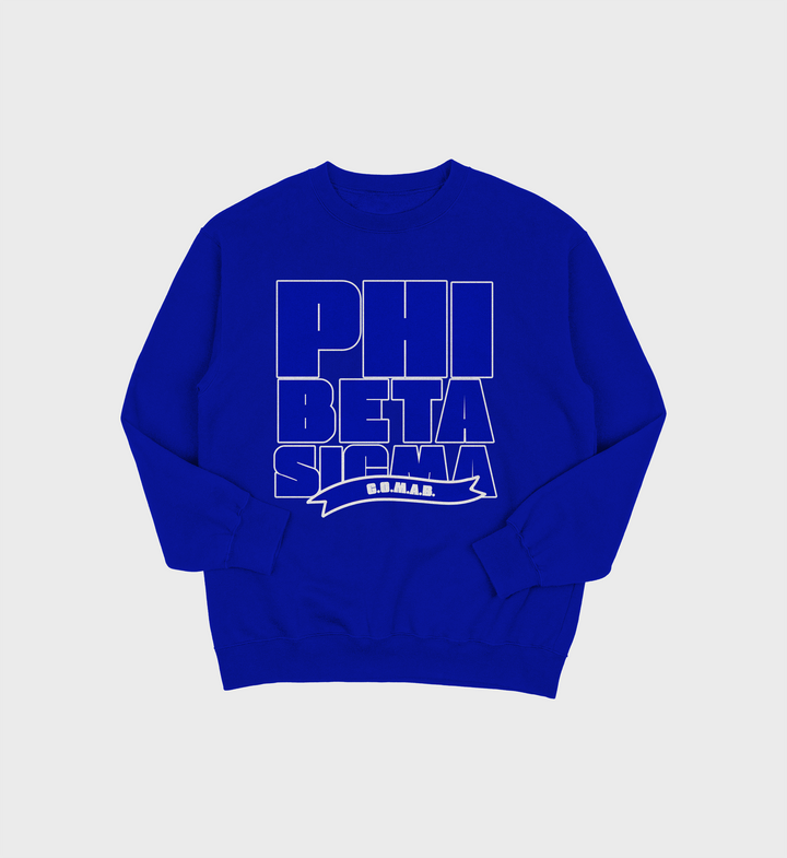 PHI BETA SIGMA Sweatshirt (VARIOUS COLORS)