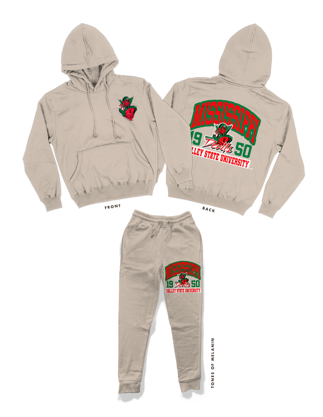 Phys Ed - MVSU Sweatsuit  (Various Colors)