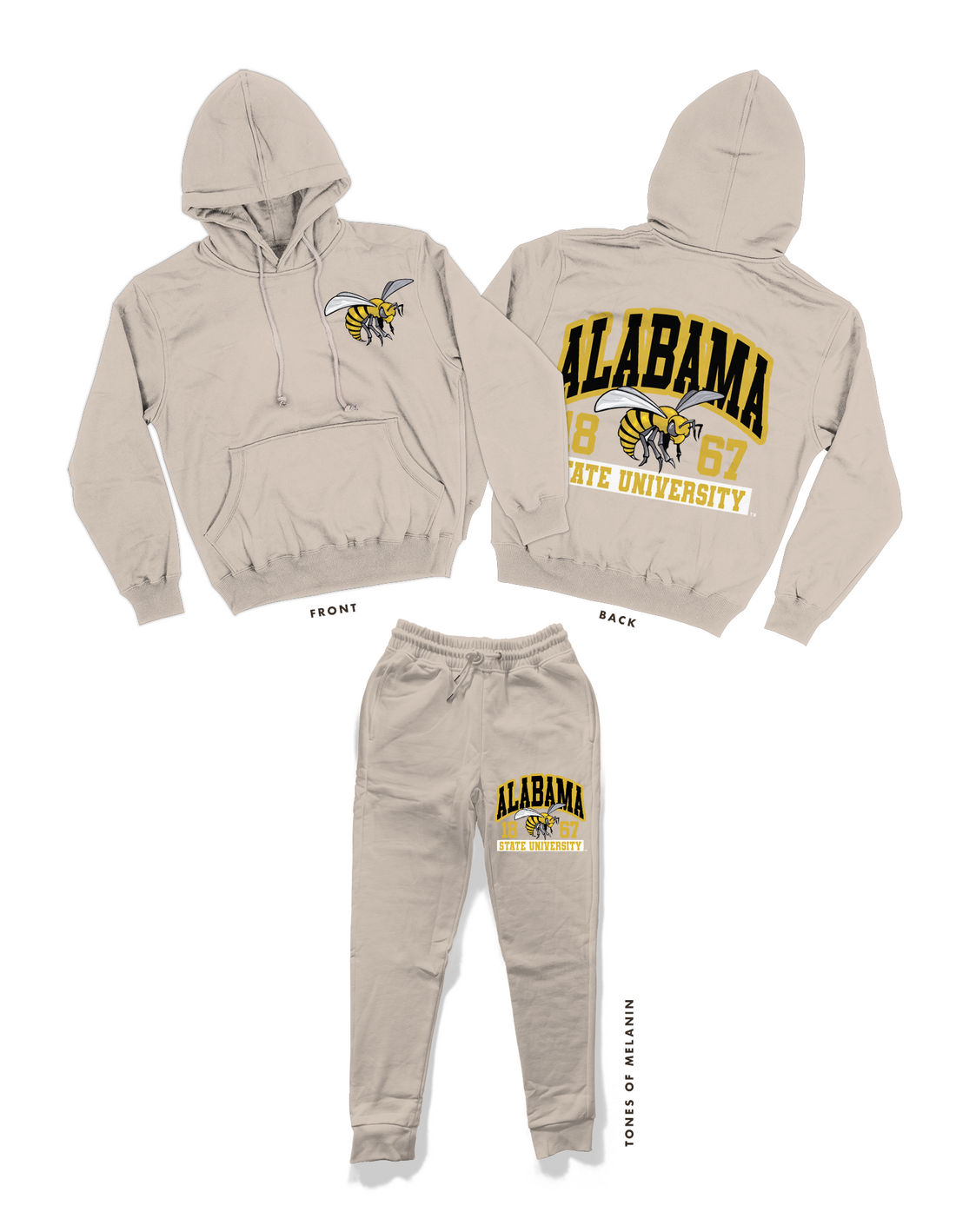 Phys Ed - Alabama State Sweatsuit (Various Colors)