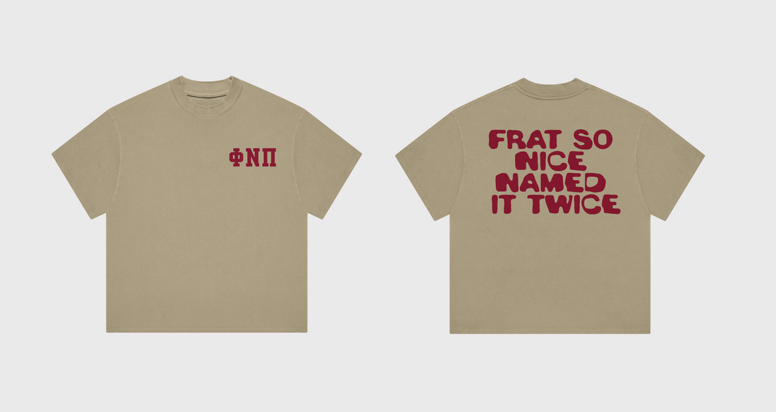 Frat So Nice Boxy T-Shirt (Various Colors)