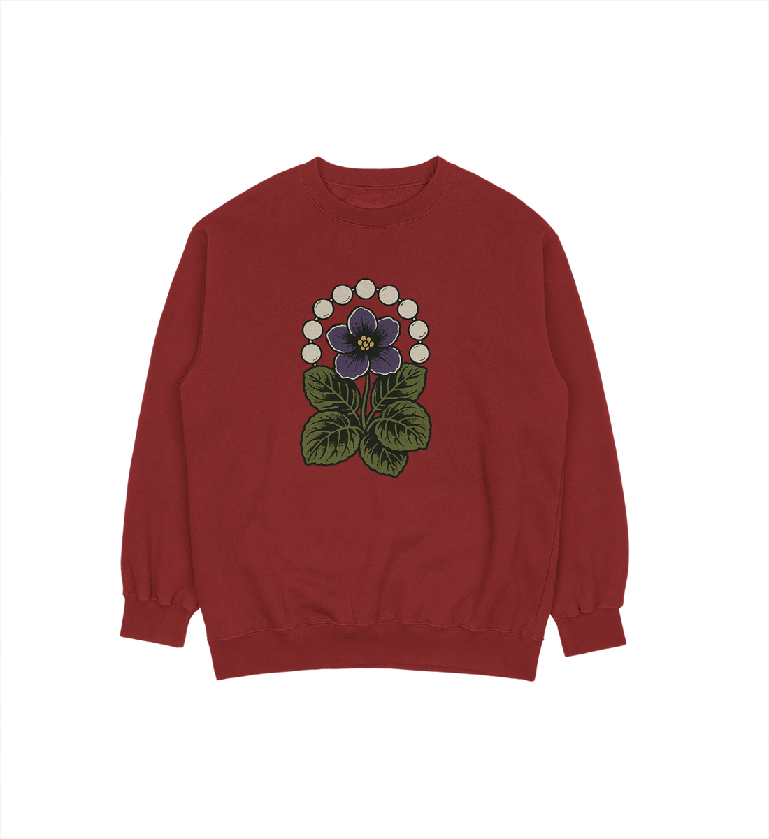 African Violet Crewneck
