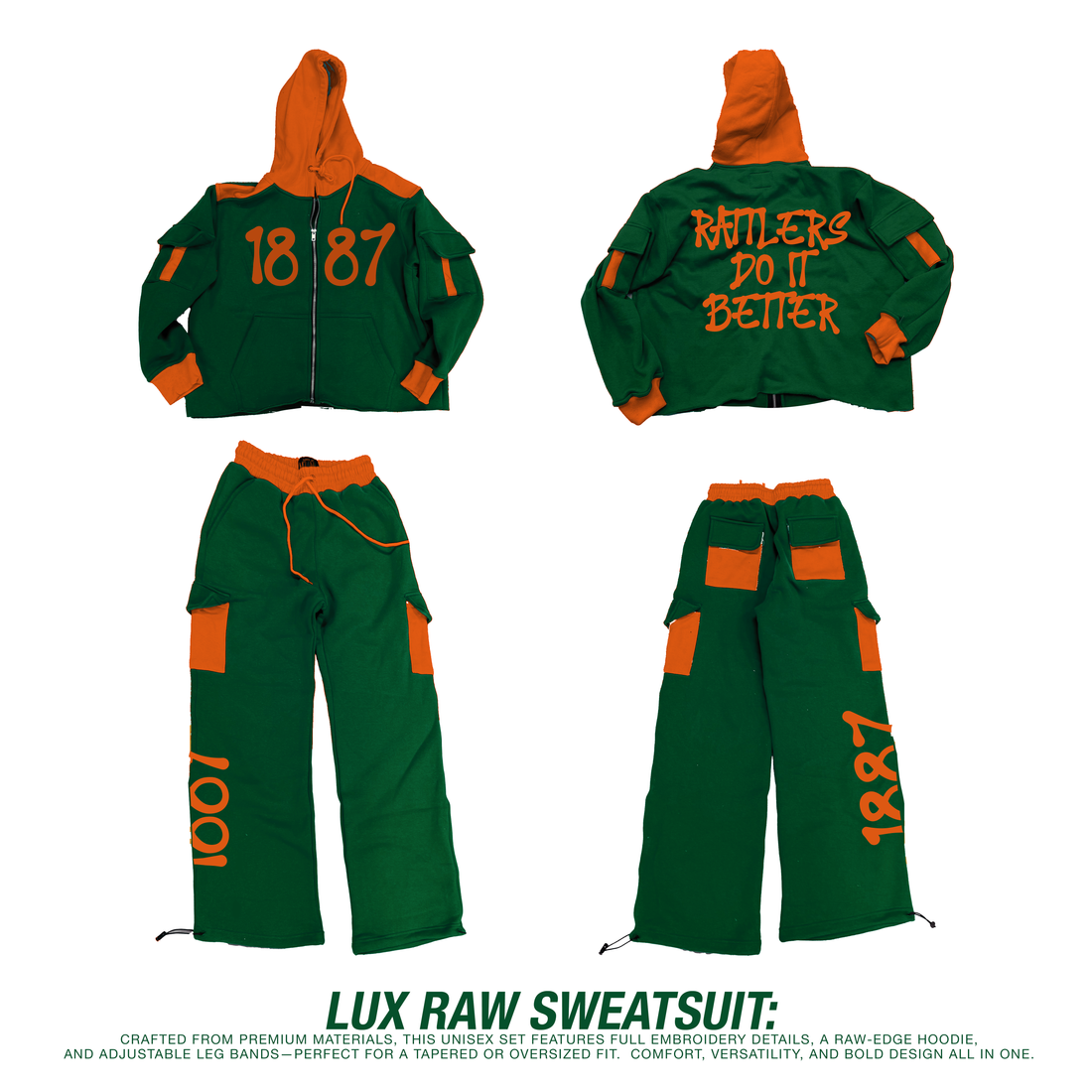 FAMU 1887 LUX SWEATSUIT SHIPS THE WEEK OF SEPT 20