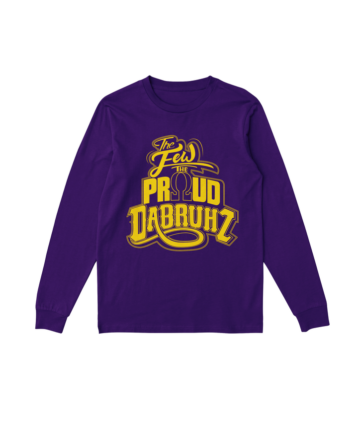 Purple Few Bruhz Long Sleeve T-Shirt