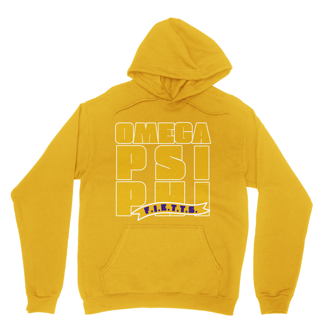 OMEGA PSI PHI BLOCK Hoodie (Various Colors)