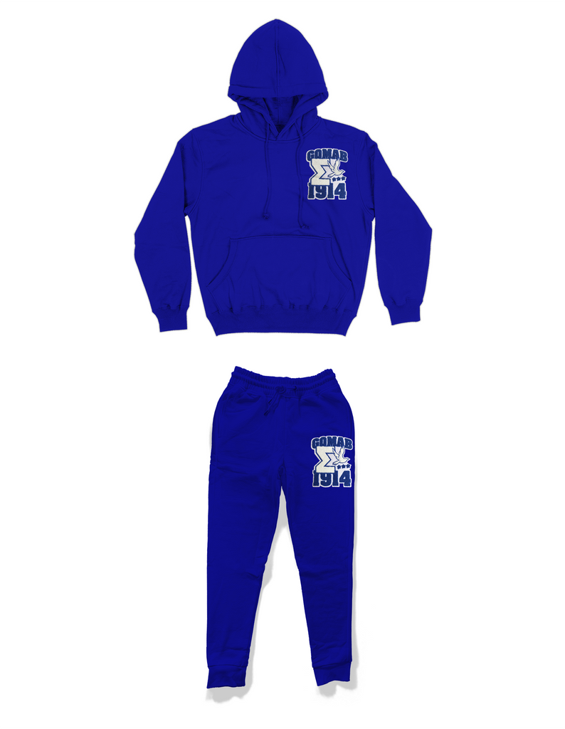 Tones of Melanin GOMAB Sweatsuit Blue UNISEX Sized Medium