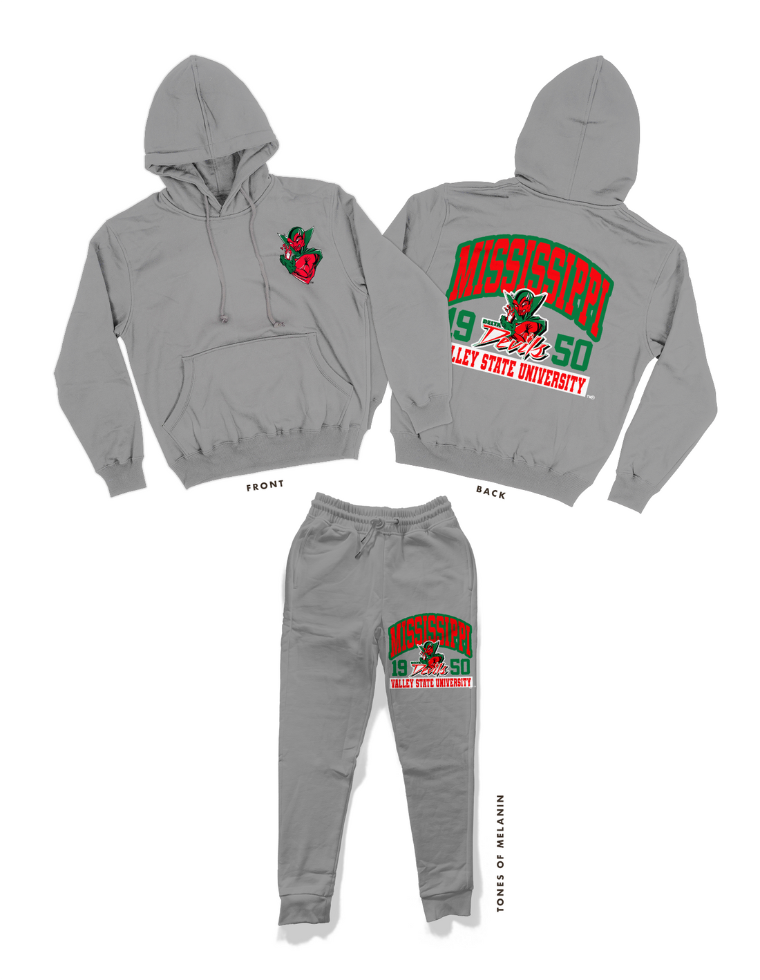 Phys Ed - MVSU Sweatsuit  (Various Colors)