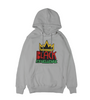 Grey Black Excellence Chenille Patch Hoodie