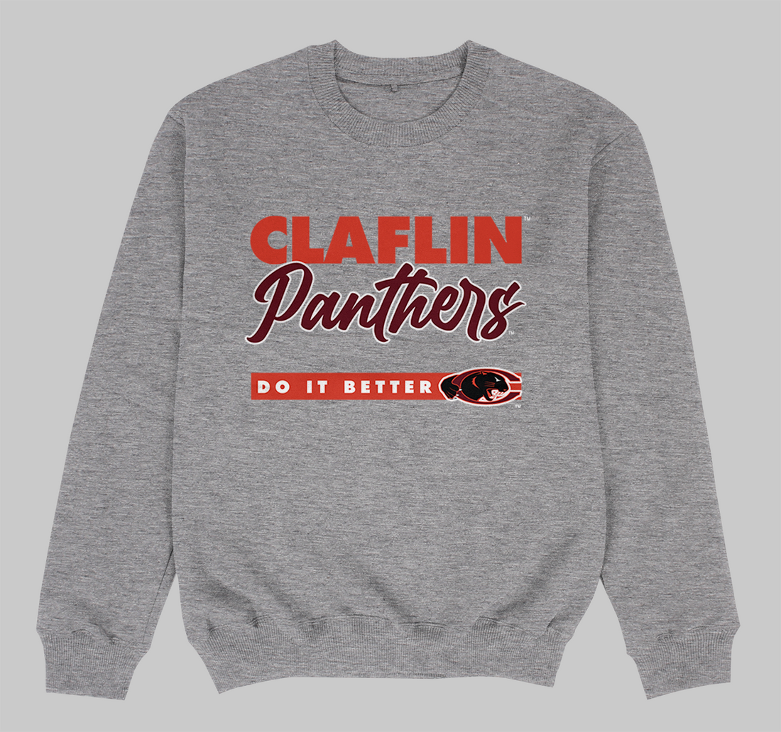 Claflin Does It Better Grey Sweatshirt