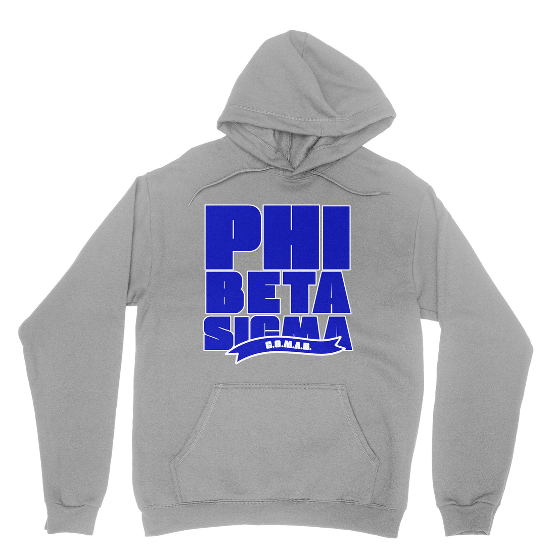 PHI BETA SIGMA BLOCK HOODIE (VARIOUS COLORS)