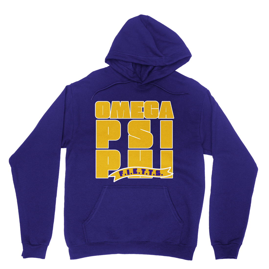 OMEGA PSI PHI BLOCK Hoodie (Various Colors)