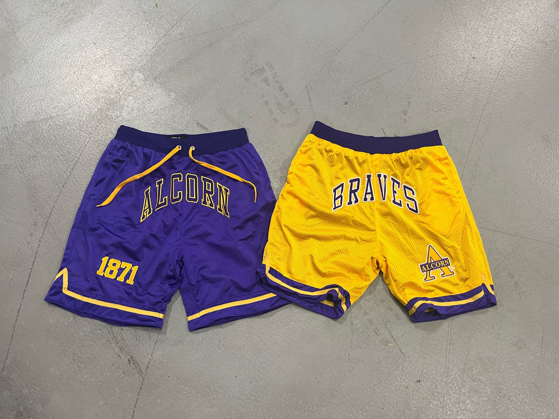 Reversible Alcorn State Basketball Shorts