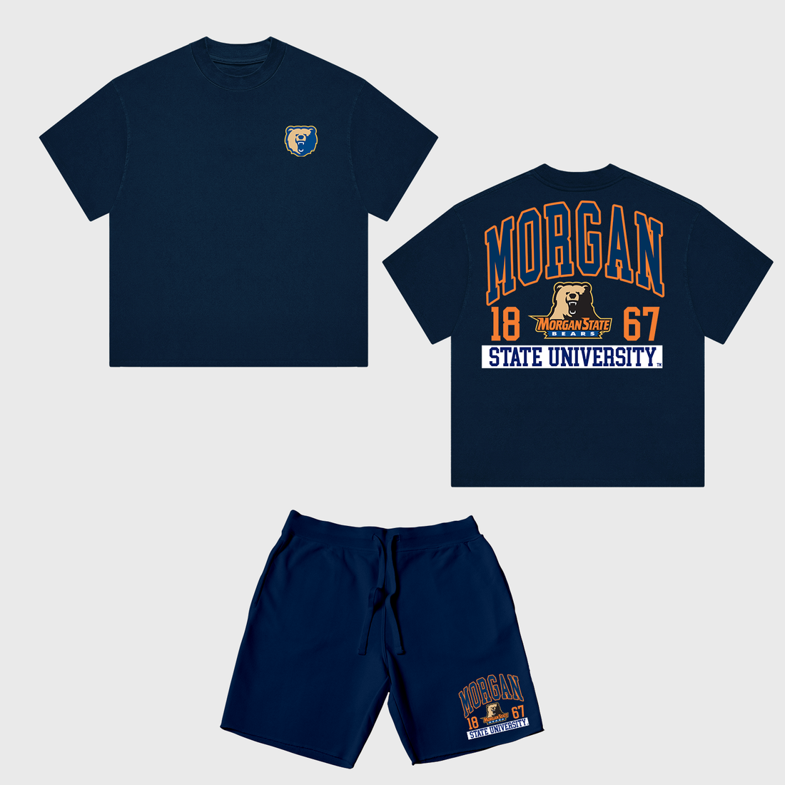 Phys Ed - Morgan State Short Set (Various Colors)