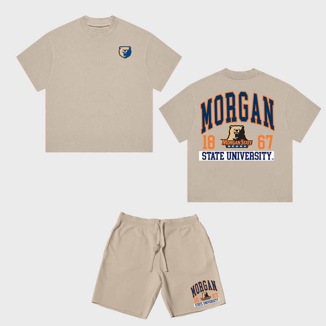Phys Ed - Morgan State Short Set (Various Colors)