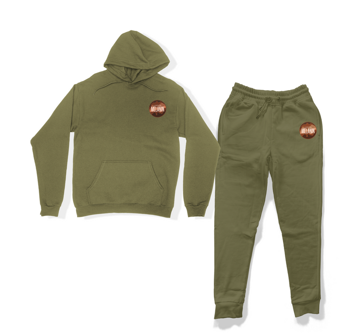 Olive Signature Tones Silicon Logo Sweatsuit