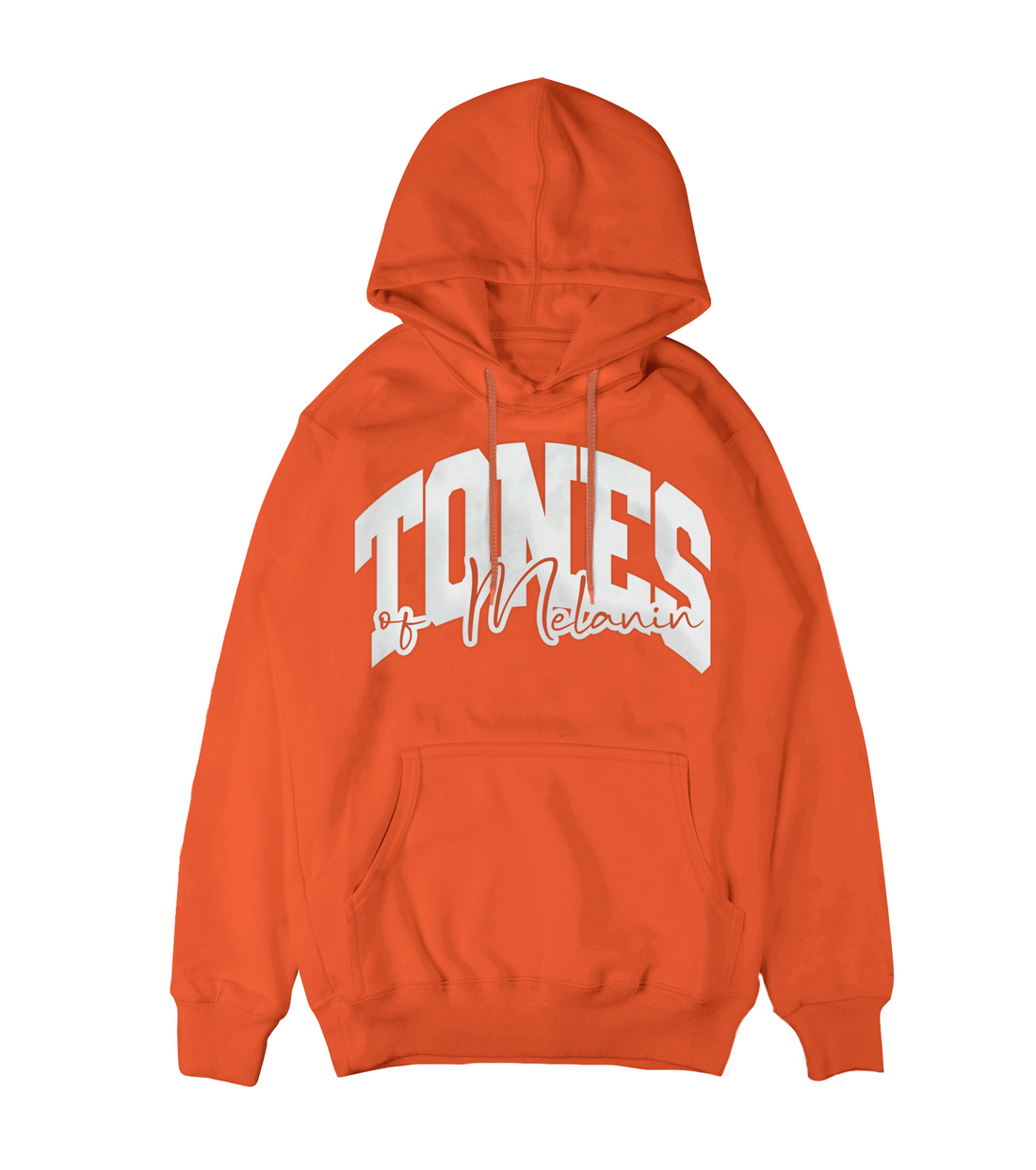 Orange Tones of Melanin Puff Hoodie