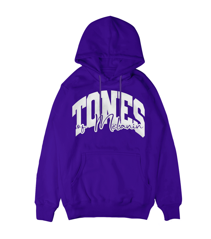 Purple Tones of Melanin Puff Hoodie