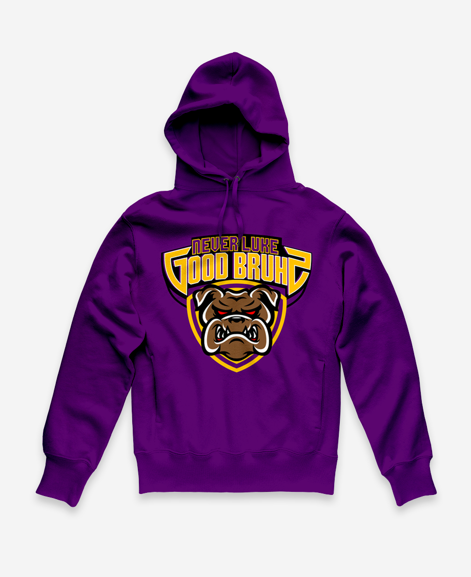 Purple Never Luke Hoodie