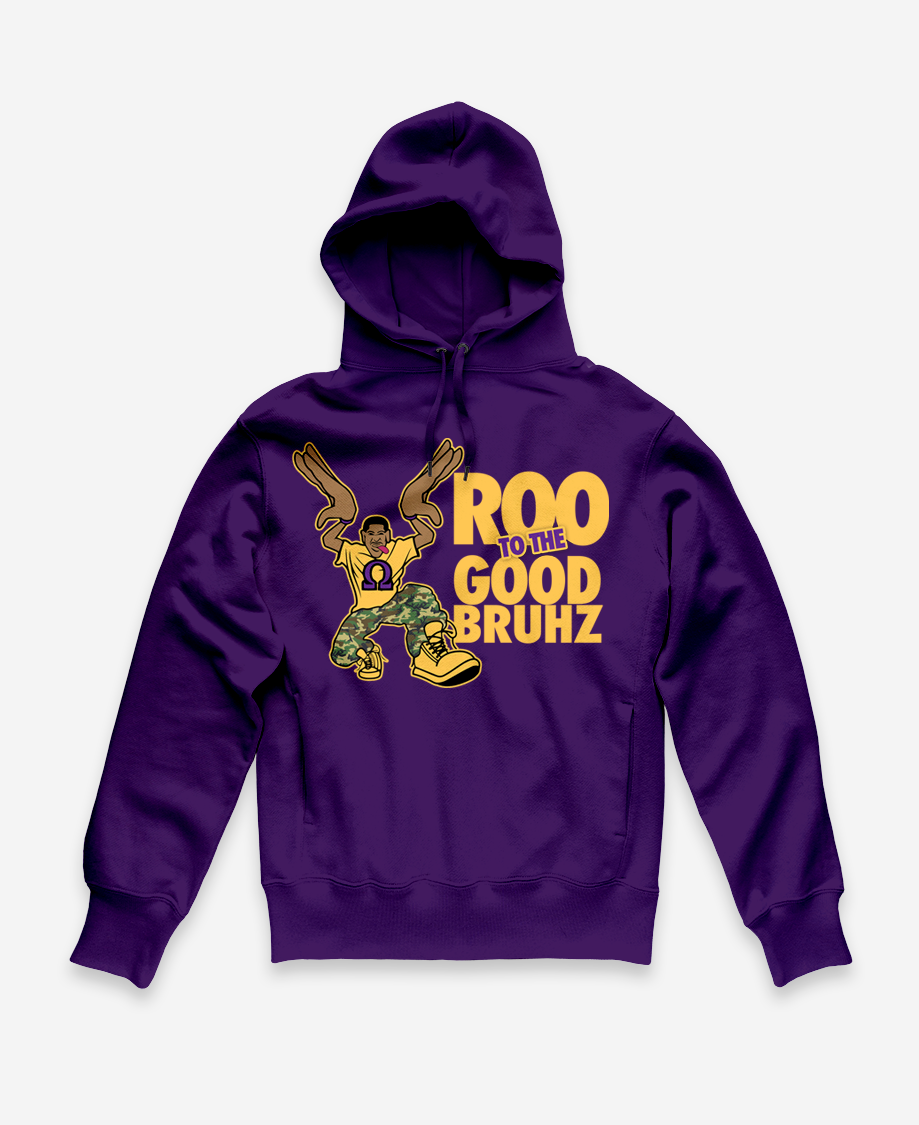 Purple ROO To The Bruhz Hoodie