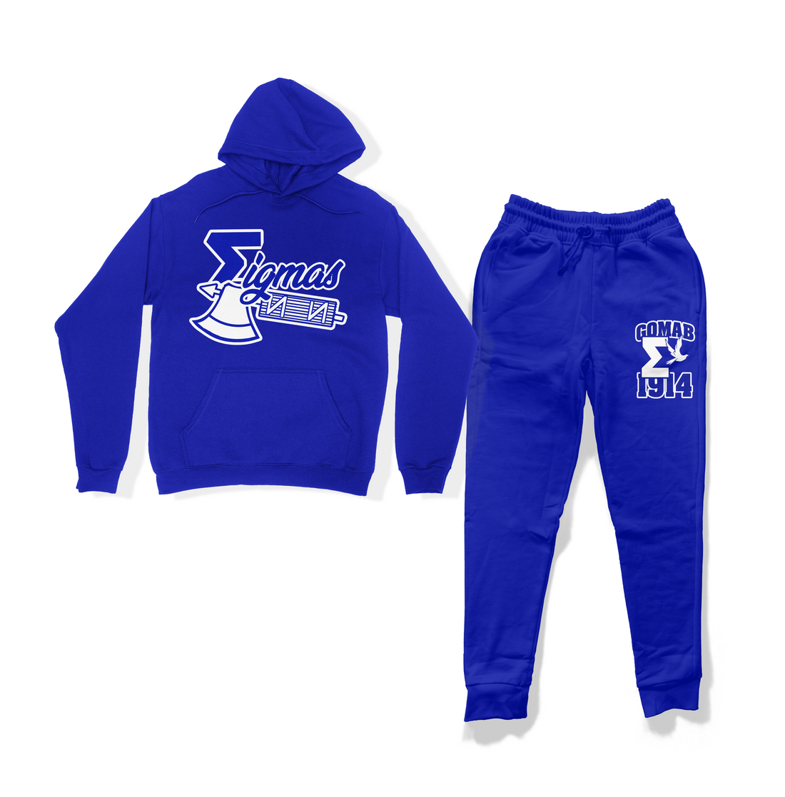 Blue Sigma Sweatsuit