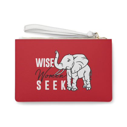 Wise Women Seek clutch bag