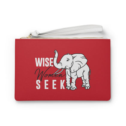 Wise Women Seek clutch bag