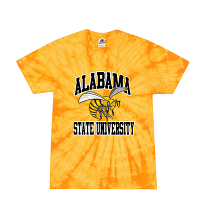 Alabama State Tie-Dye T-Shirt