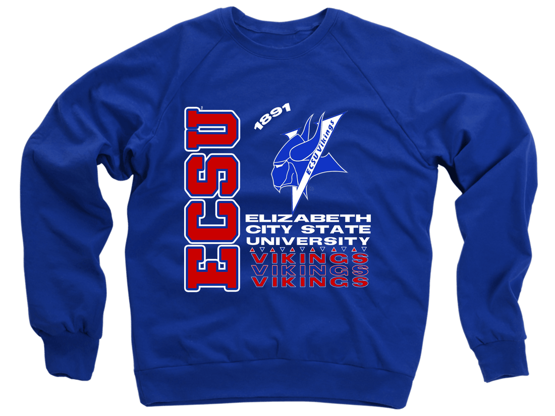 BLUE ECSU TOUR CREWNECK - Tones of Melanin