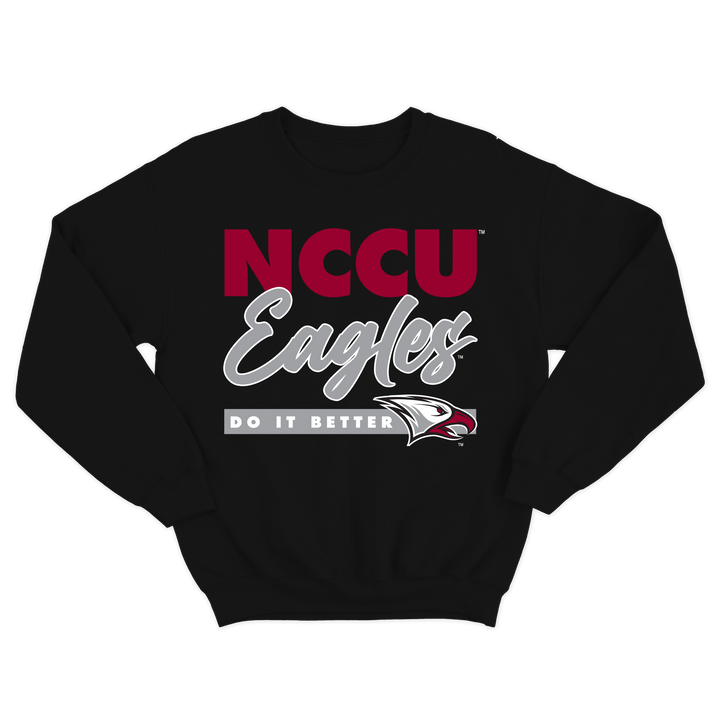 NCCU Does It Better Black Sweatshirt