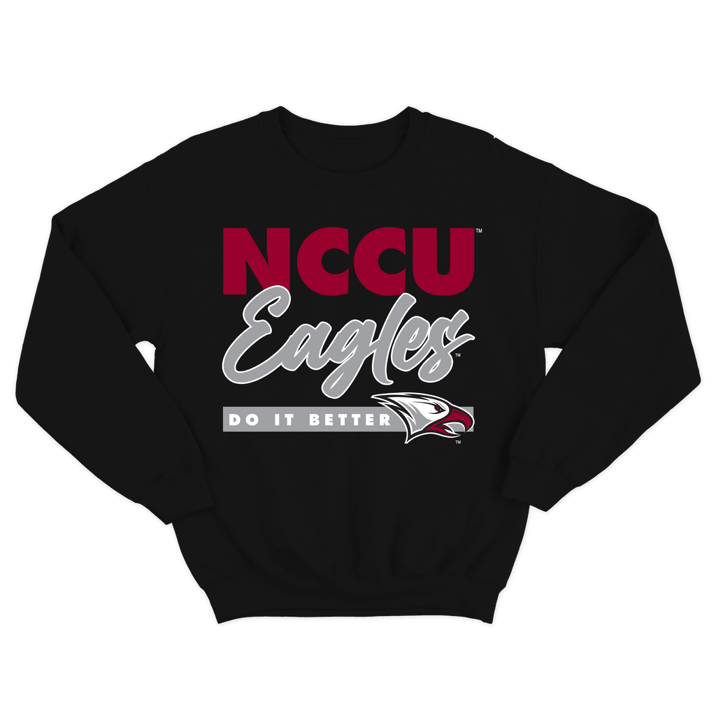 NCCU Does It Better Black Sweatshirt