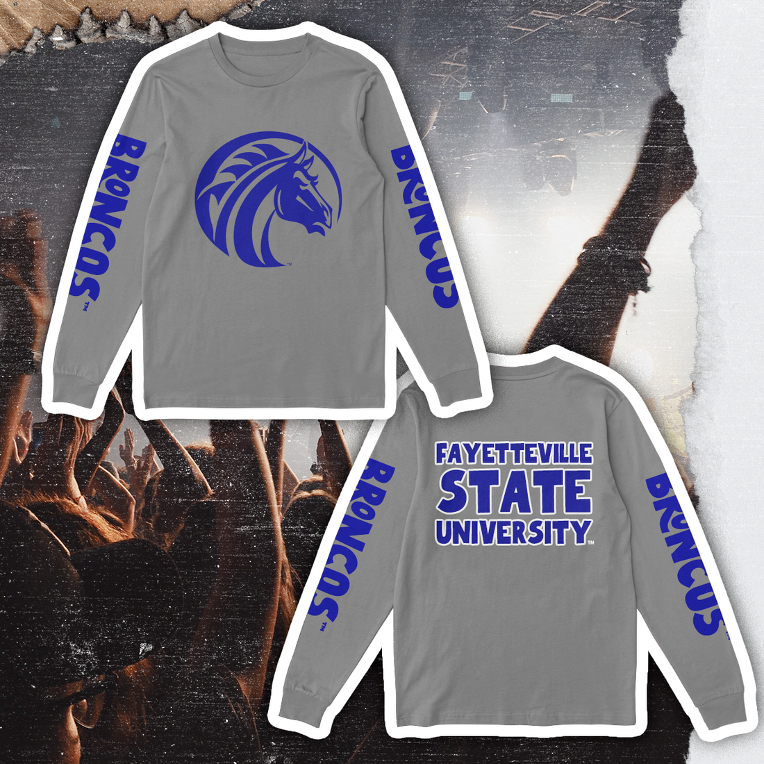 Fayetteville State Concert Long Sleeve (FINAL SALE NO RETURNS)