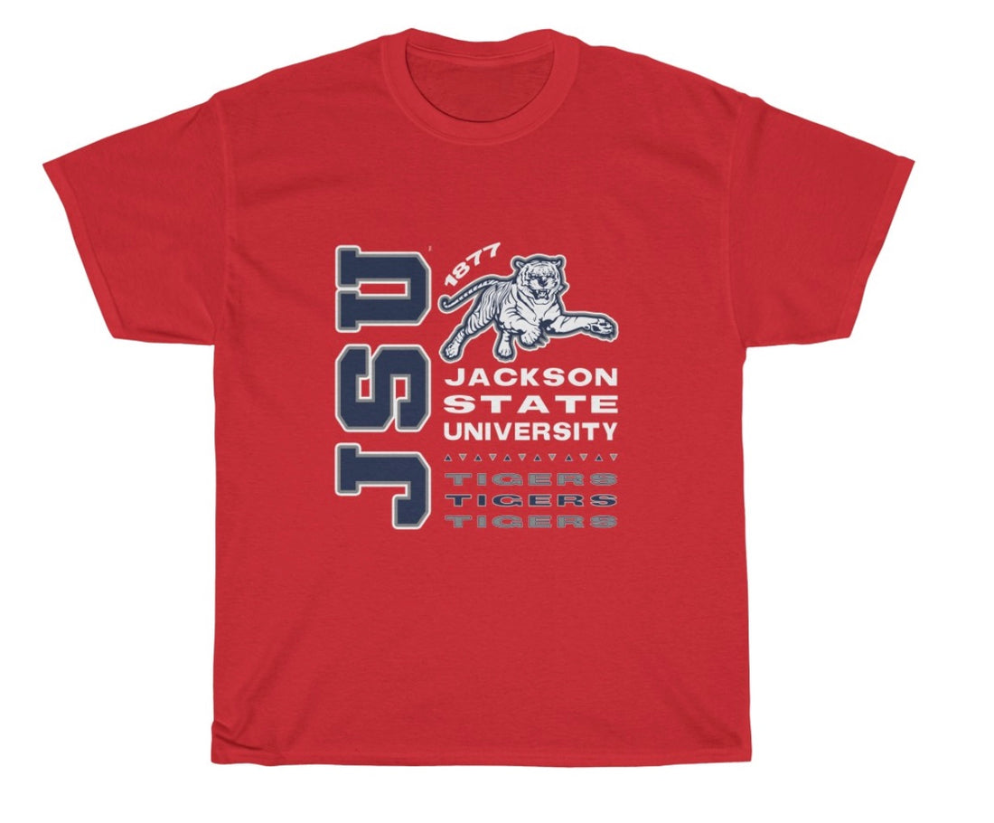Jackson State Tour Unisex Heavy Cotton Tee (Various Colors)