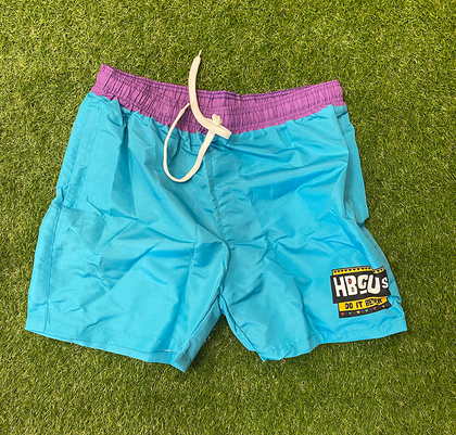 TEAL AND PURPLE HBCUS DO IT BETTER SUMMER SHORTS
