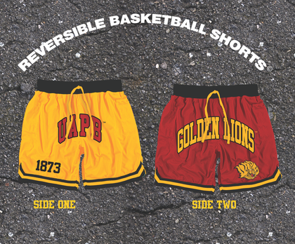 Reversible UAPB Basketball Shorts - Tones of Melanin