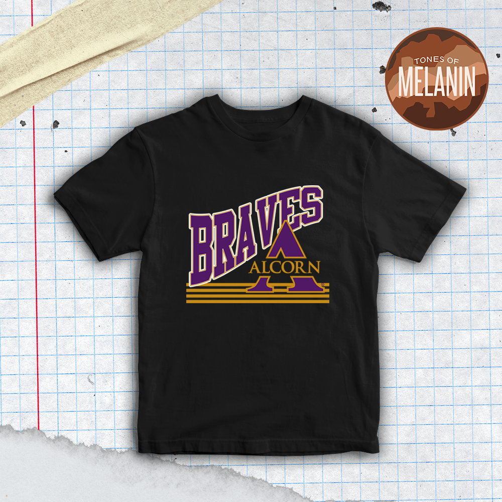 Black Classic Alcorn State Tee