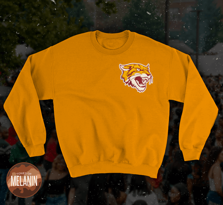 Bethune Cookman Gold Crewneck - Tones of Melanin