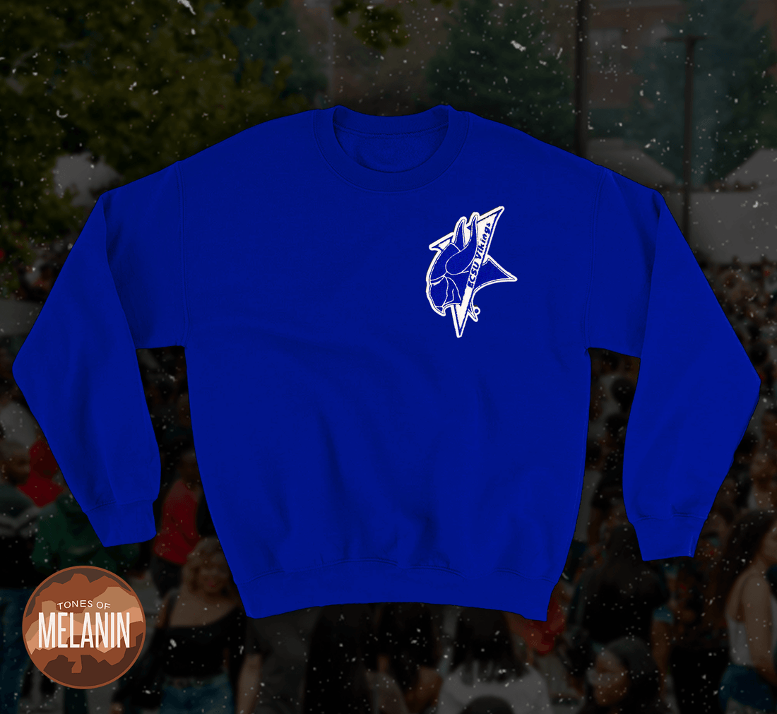 Elizabeth City State Blue Crewneck - Tones of Melanin