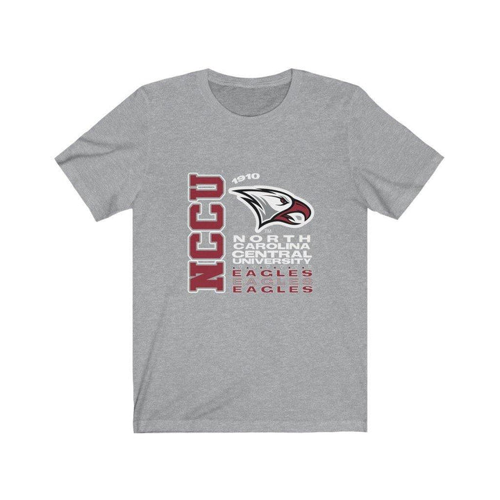 Grey NCCU TOUR Unisex Jersey Short Sleeve Tee