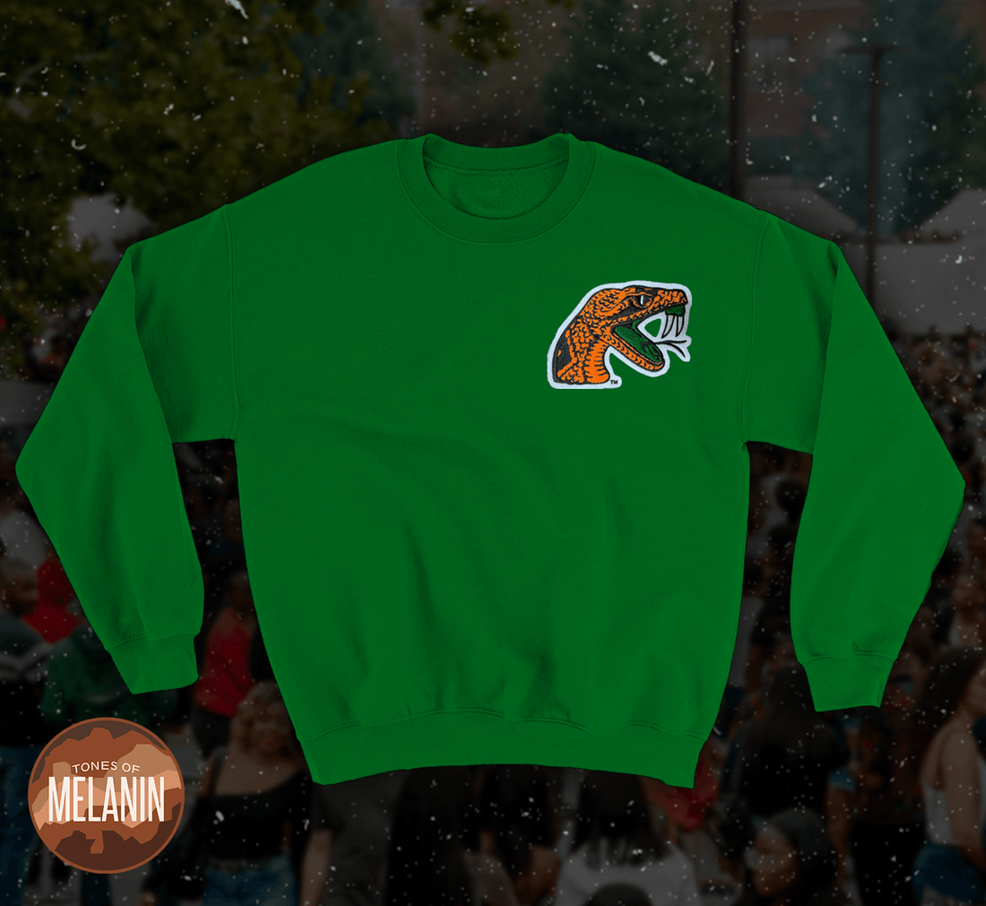 Florida A&M Green Crewneck - Tones of Melanin