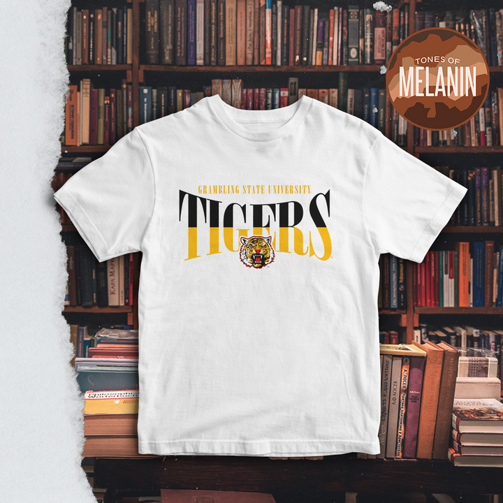 White Study Hall Grambling Tee
