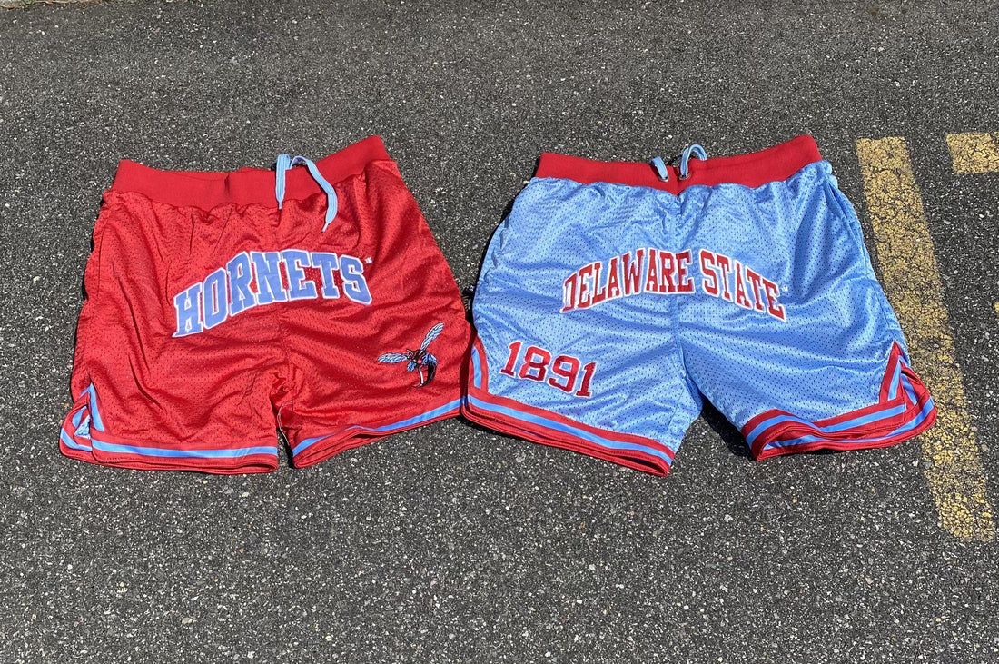 Delaware State Reversible Basketball Shorts - Tones of Melanin