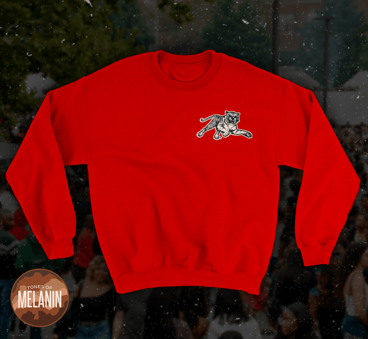 Jackson State Red Crewneck - Tones of Melanin