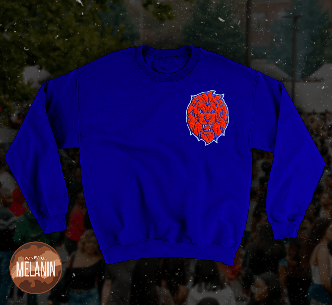 Lincoln University Blue Crewneck - Tones of Melanin