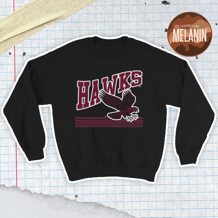 Black UMES Classic Crewneck